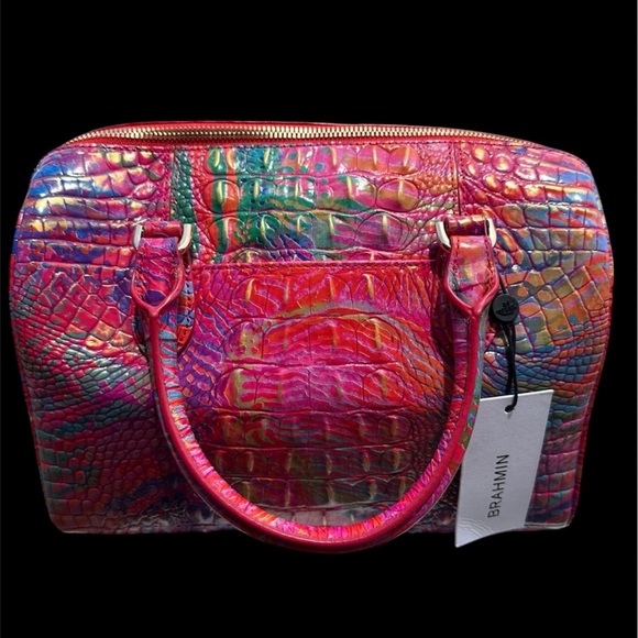 Brahmin Stacy Rainbow Fish Melbourne Satchel - LIMITED EDITION - NWT - Picture 2 of 11